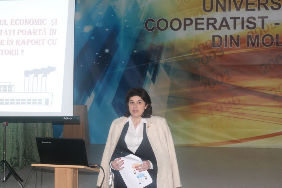 În cadrul Colegiului Cooperatist din Chișinău s-a dat start campaniei de informare cu genericul 