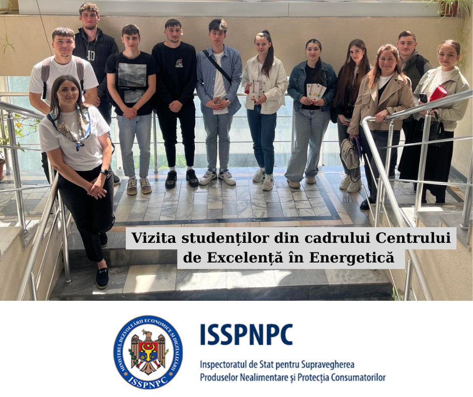 Studenții Centrului de Excelență în Energetică și Electronică , în vizită de studiu la ISSPNPC: lecții practice despre metrologie și protecția consumatorilor